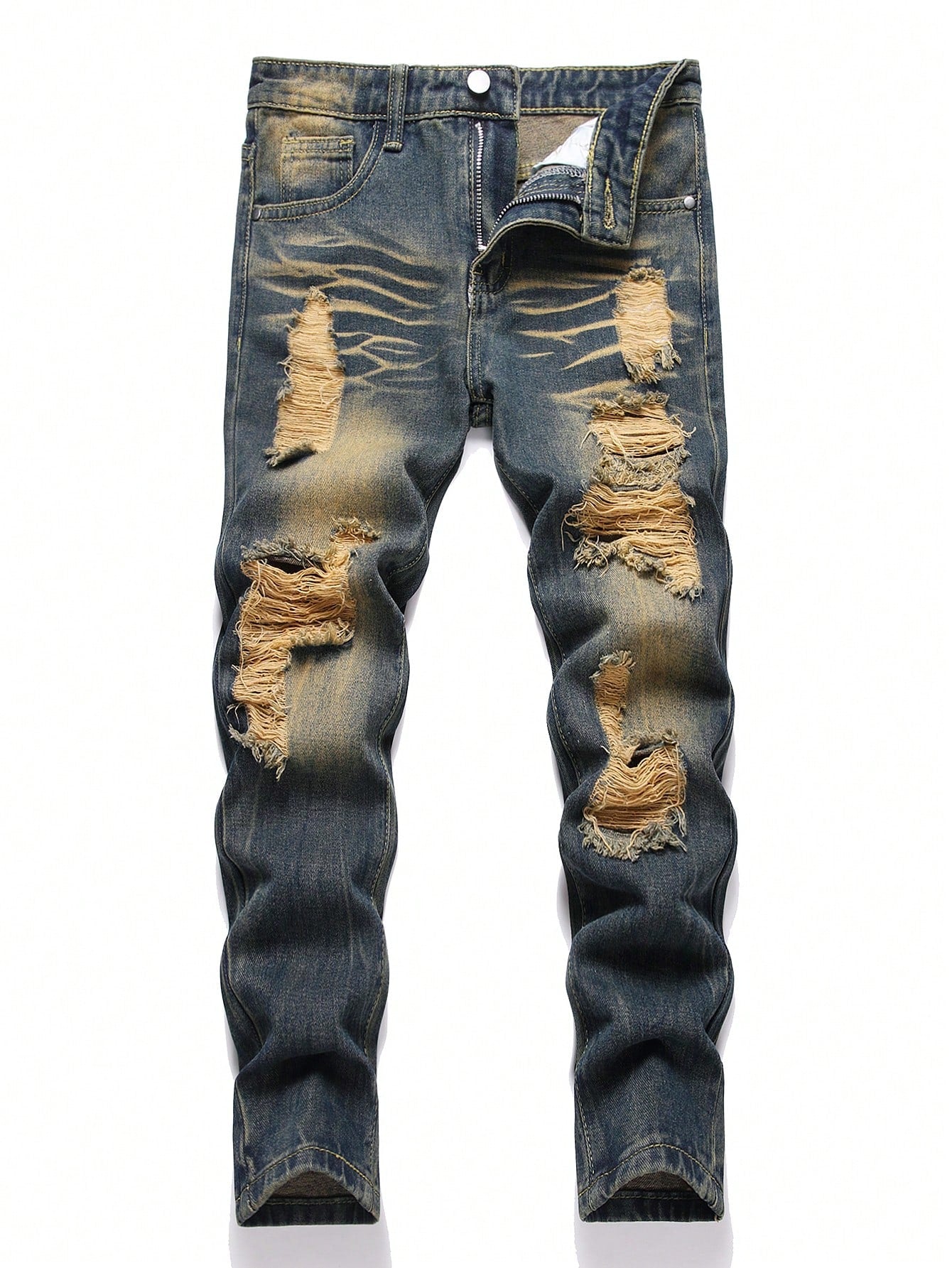 Teen Boy Comfortable Four Season Denim Pants