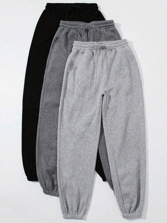 Plus Size Drawstring Waist Sweatpants