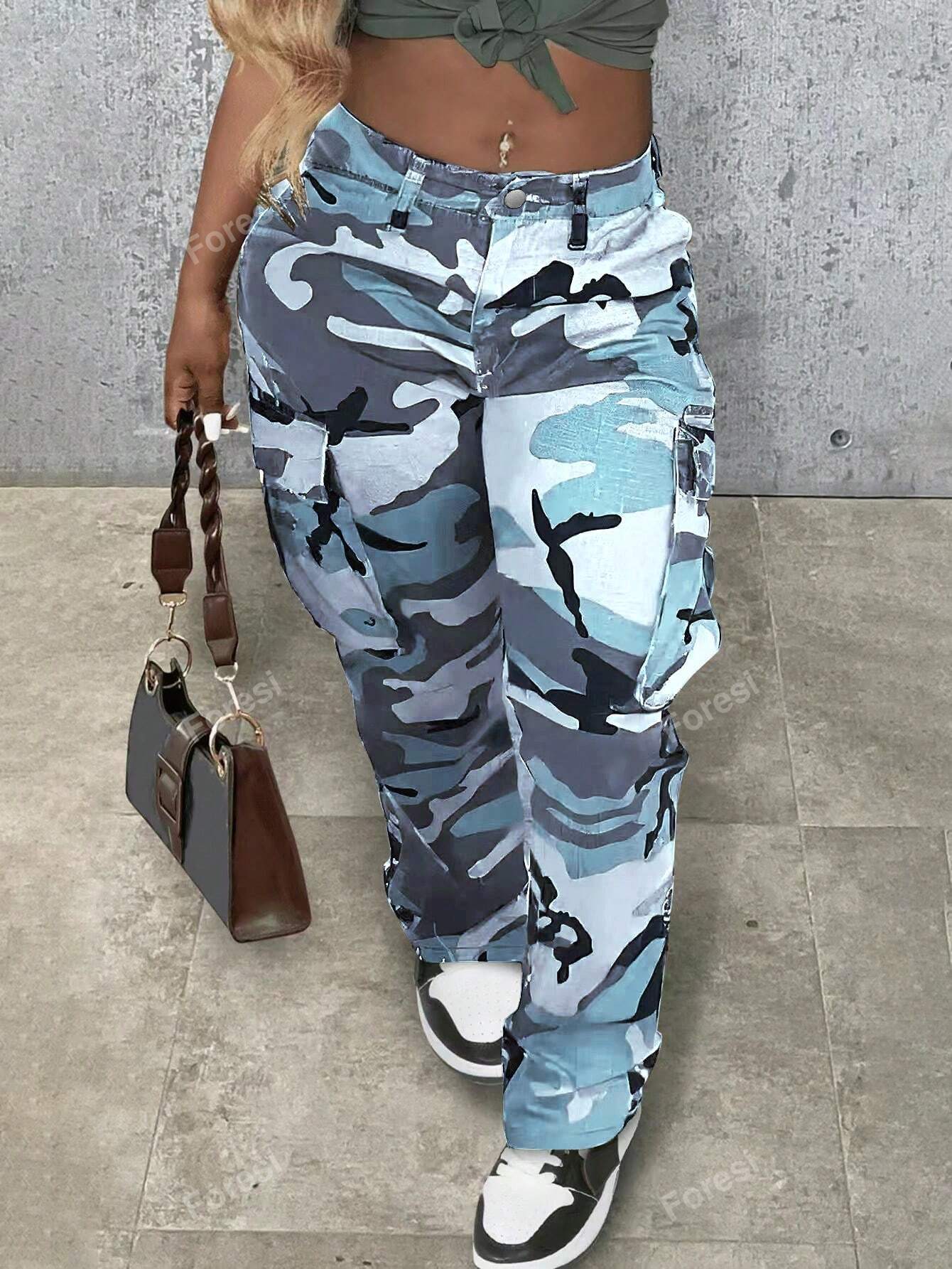 Women's Camouflage Cargo Pants