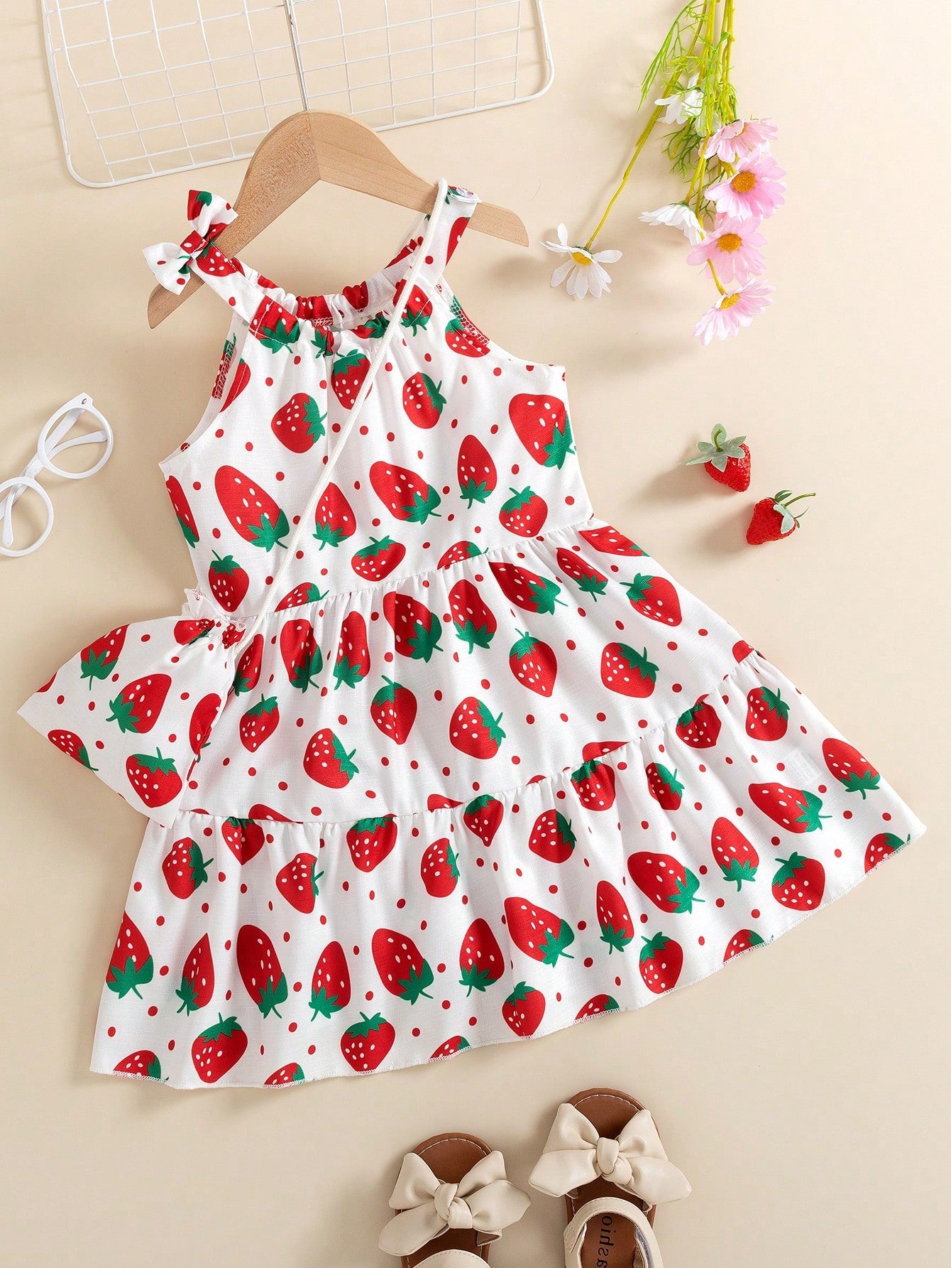 Young Girl Summer New Ditsy Floral Princess Dress