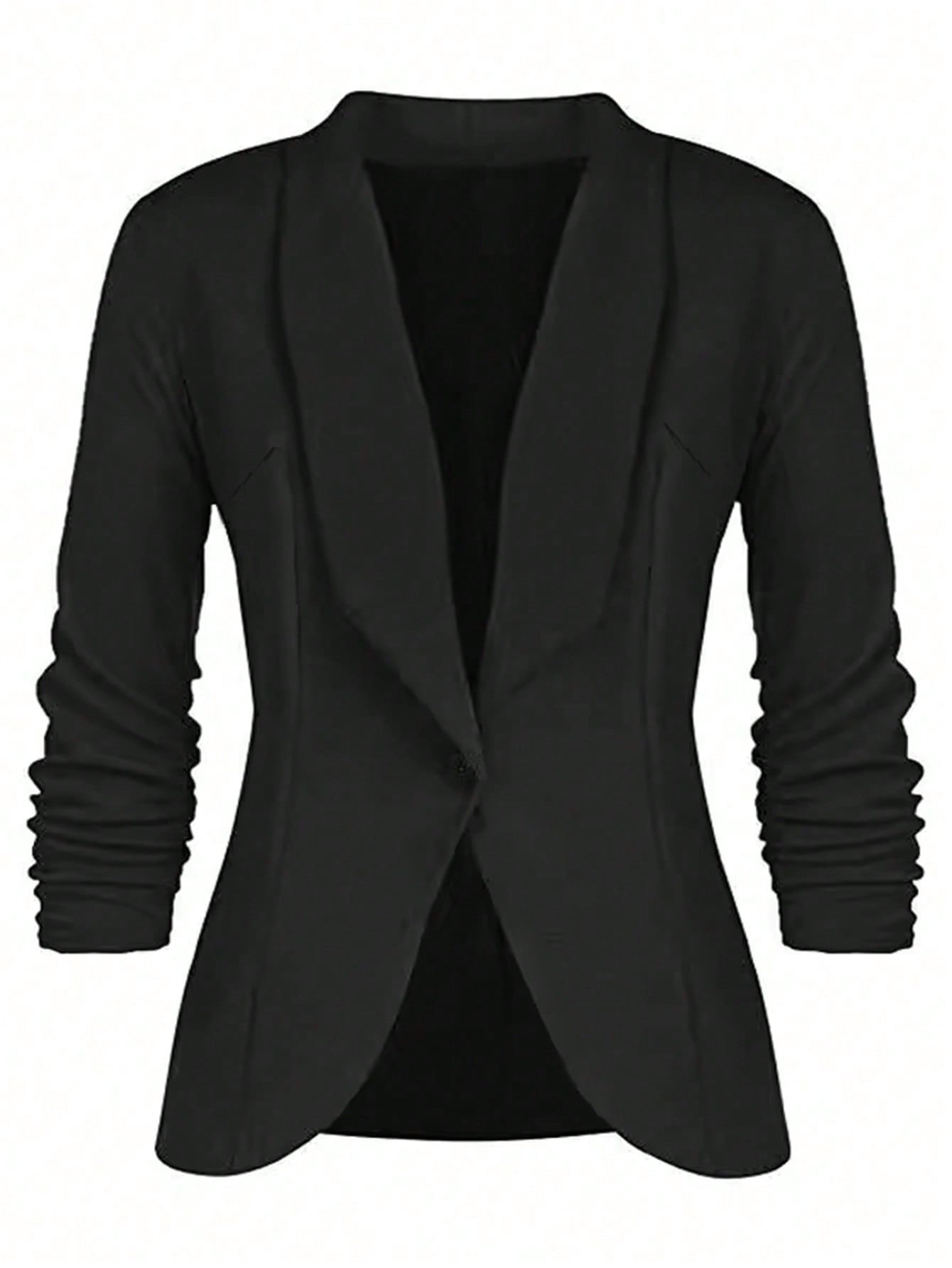 Plus Size Women's Cape Shawl Collar Blazer