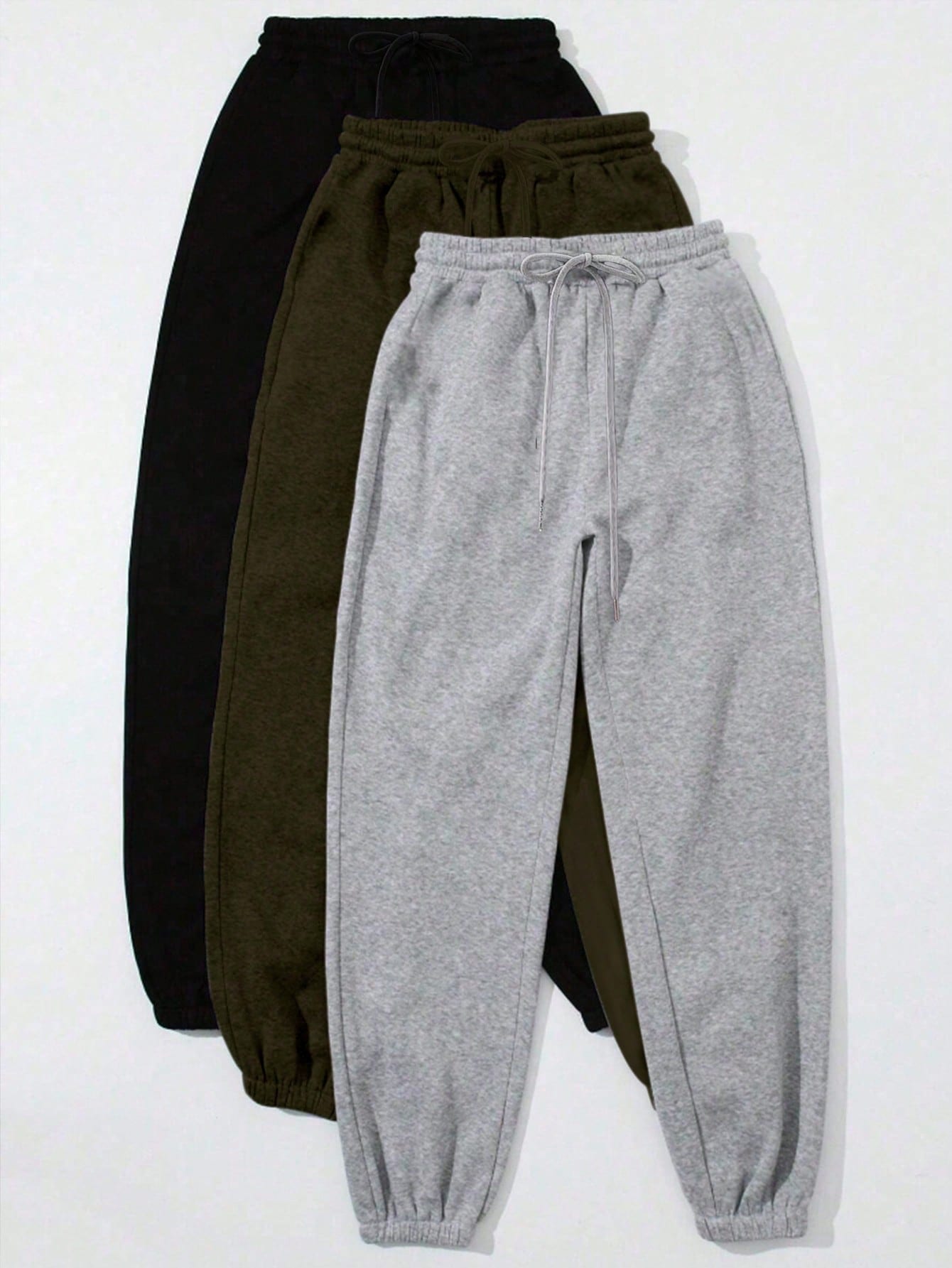 Plus Size Drawstring Waist Sweatpants