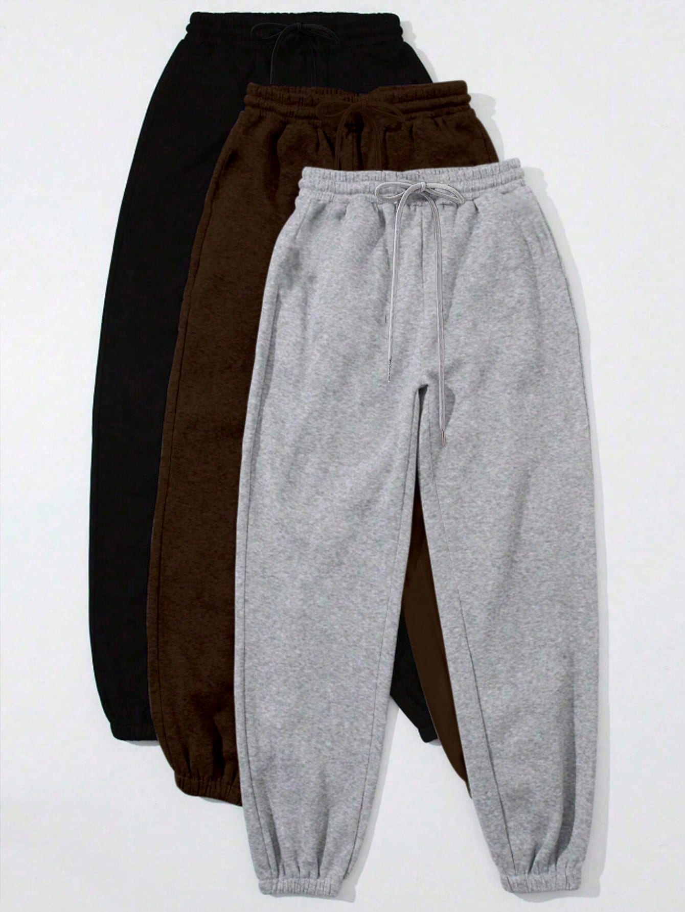 Plus Size Drawstring Waist Sweatpants