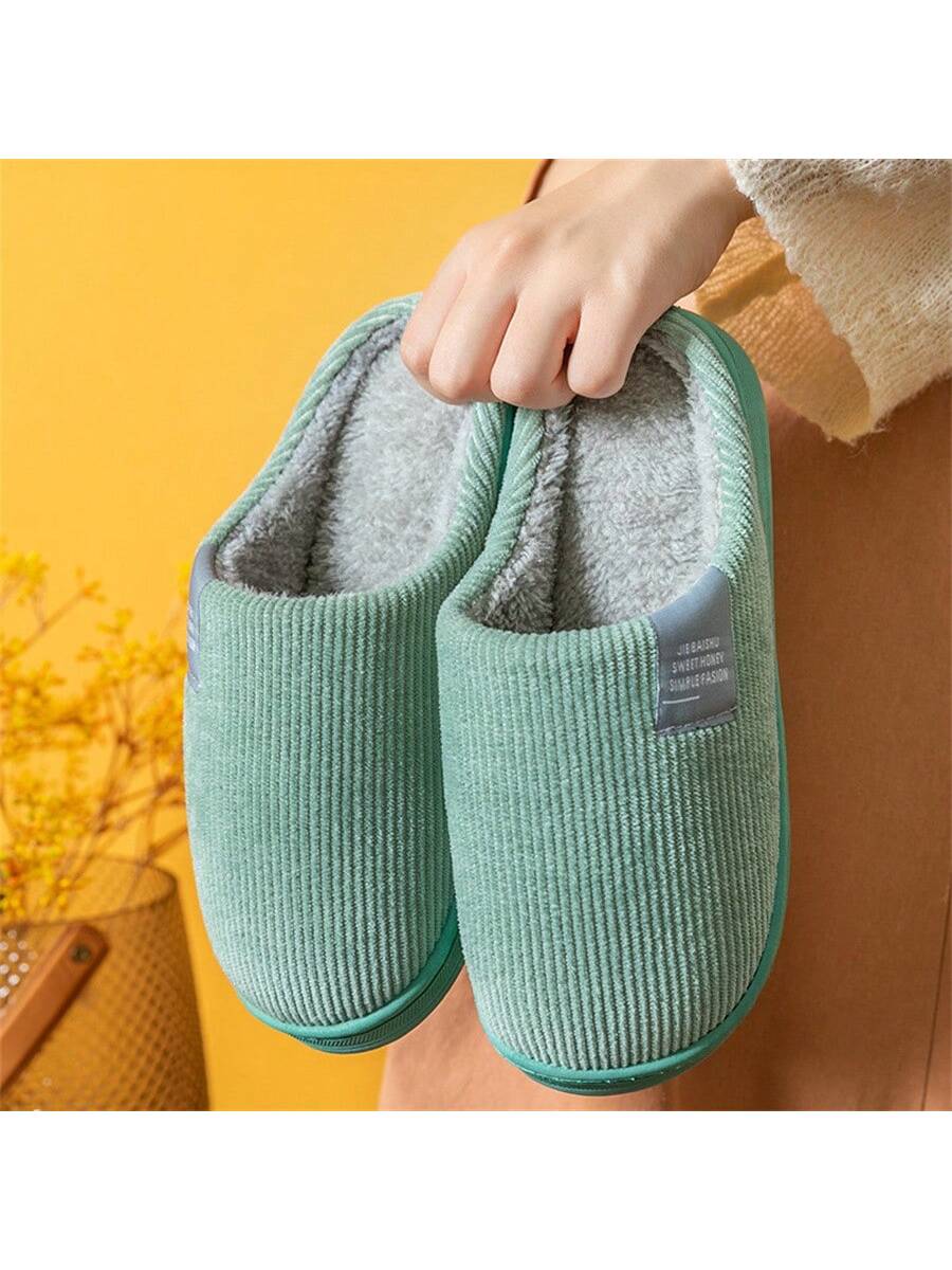 Cozy Plush Slippers - Soft, Warm, And Comfortable Indoor Shoes With Slip-Resistant Soles For Home, Lounge, And Relaxation - Perfect For Cold Winter Days