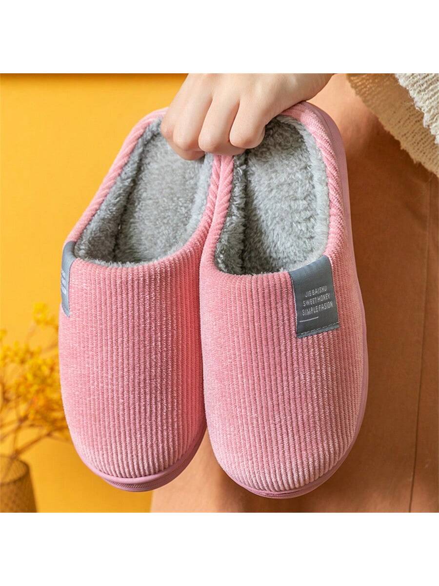 Cozy Plush Slippers - Soft, Warm, And Comfortable Indoor Shoes With Slip-Resistant Soles For Home, Lounge, And Relaxation - Perfect For Cold Winter Days