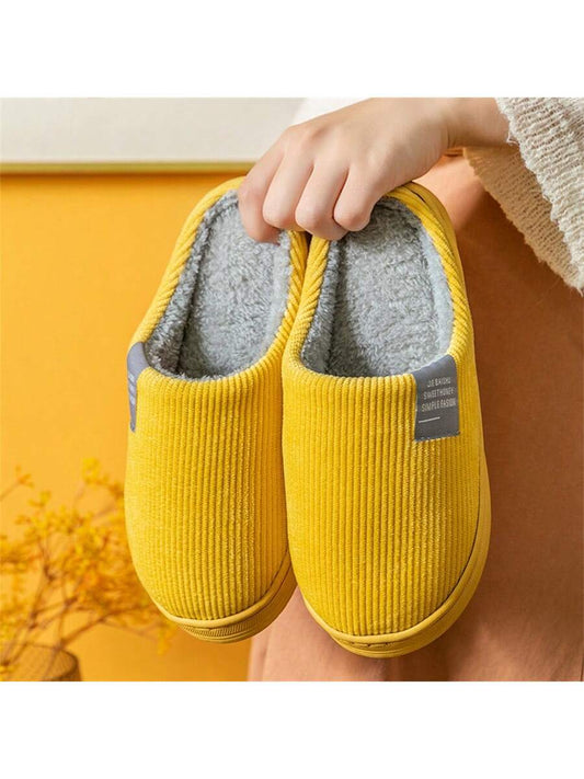 Cozy Plush Slippers - Soft, Warm, And Comfortable Indoor Shoes With Slip-Resistant Soles For Home, Lounge, And Relaxation - Perfect For Cold Winter Days