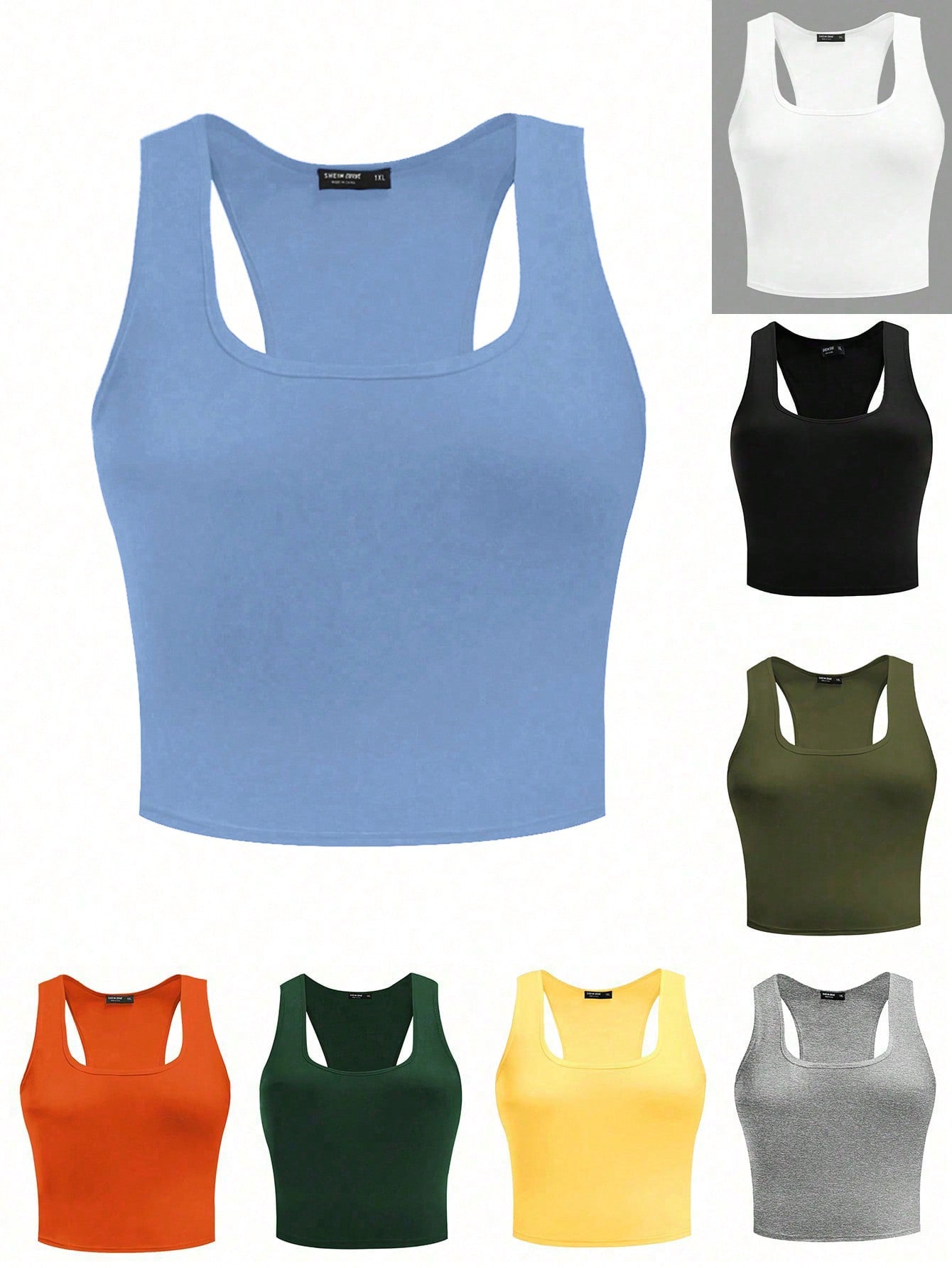 Plus Solid Tank Top