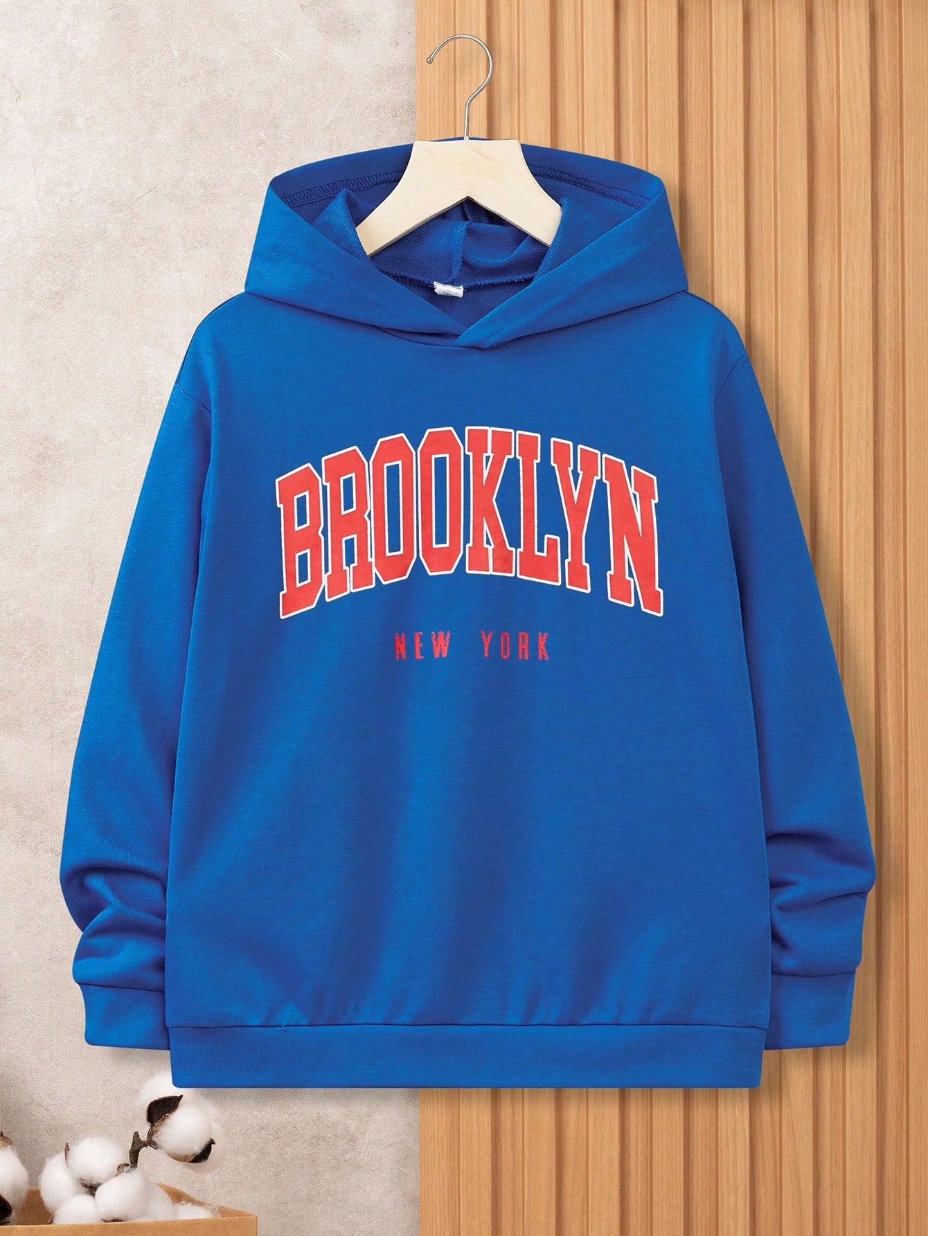 Tween Boys' Casual Hooded Sweatshirt With Letter Print, Perfect For Spring And Autumn Daily Wear