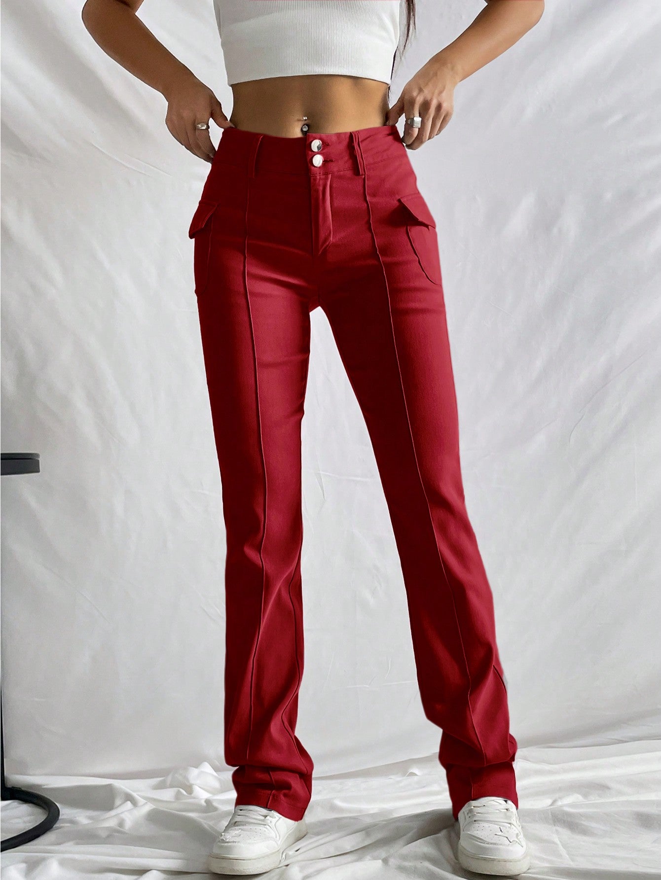 Flap Pocket Side Pants