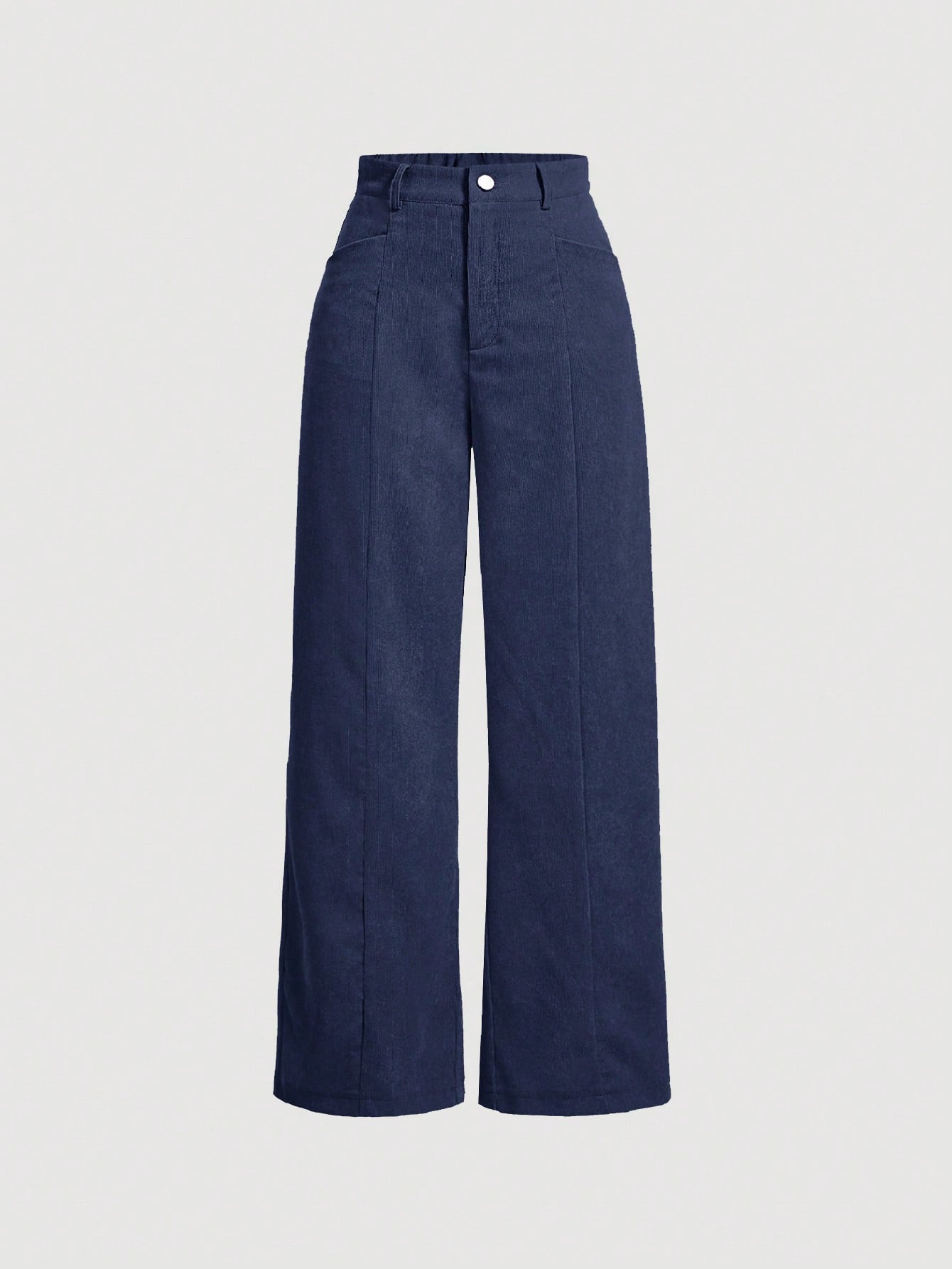 Women's Solid Color Straight Corduroy Pants