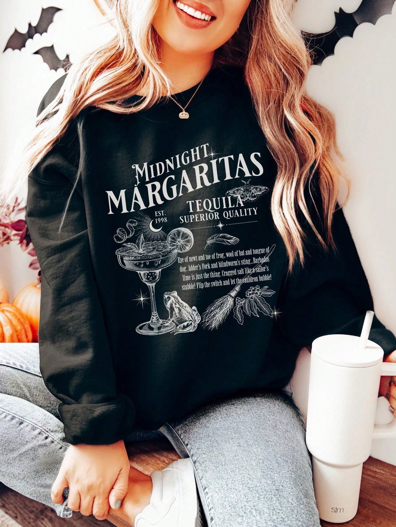 Women's Beach & Surfing Themed Letter Print Sweatshirt