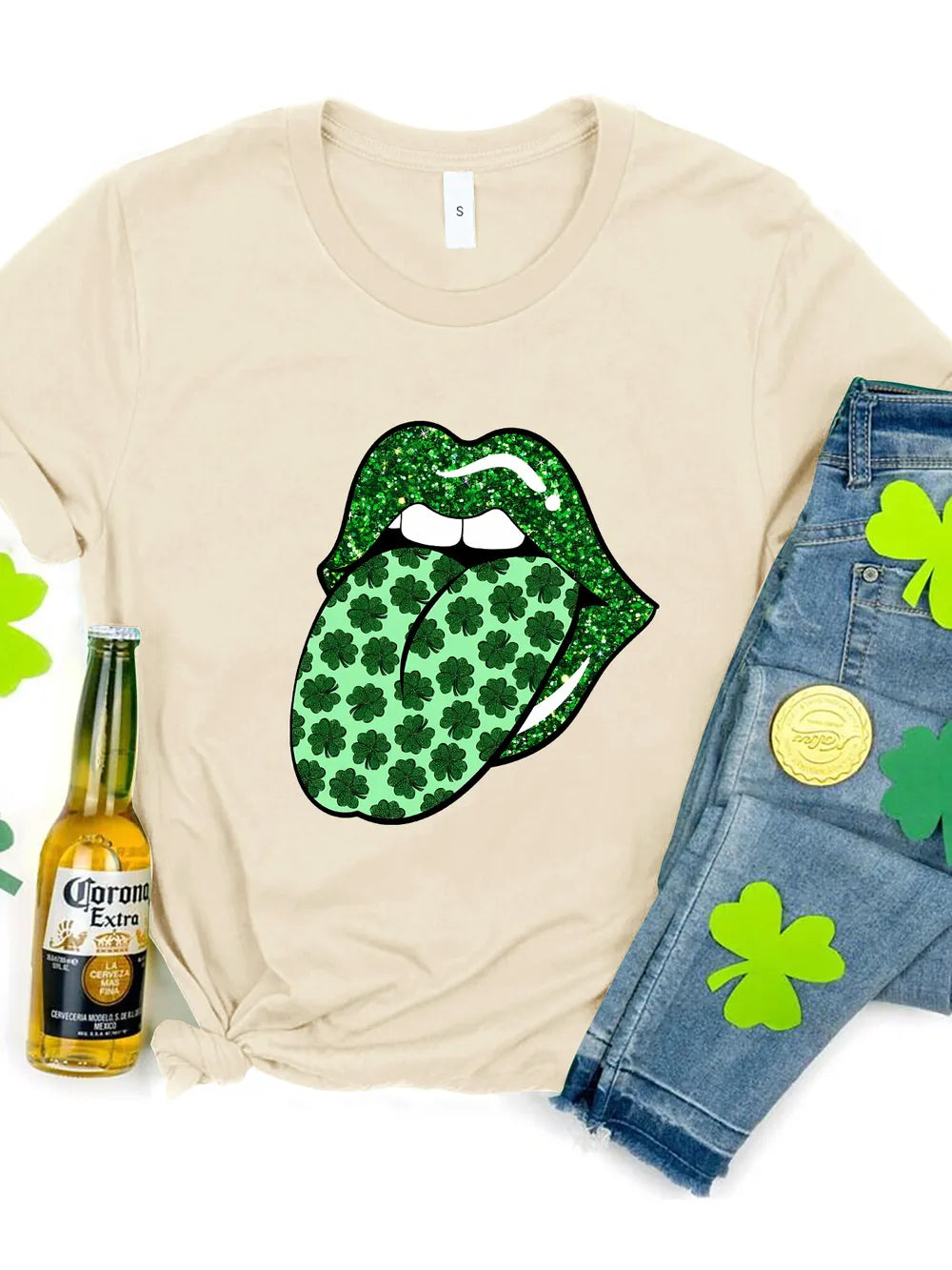 Saint Patrick's Day Round Neck T-Shirt