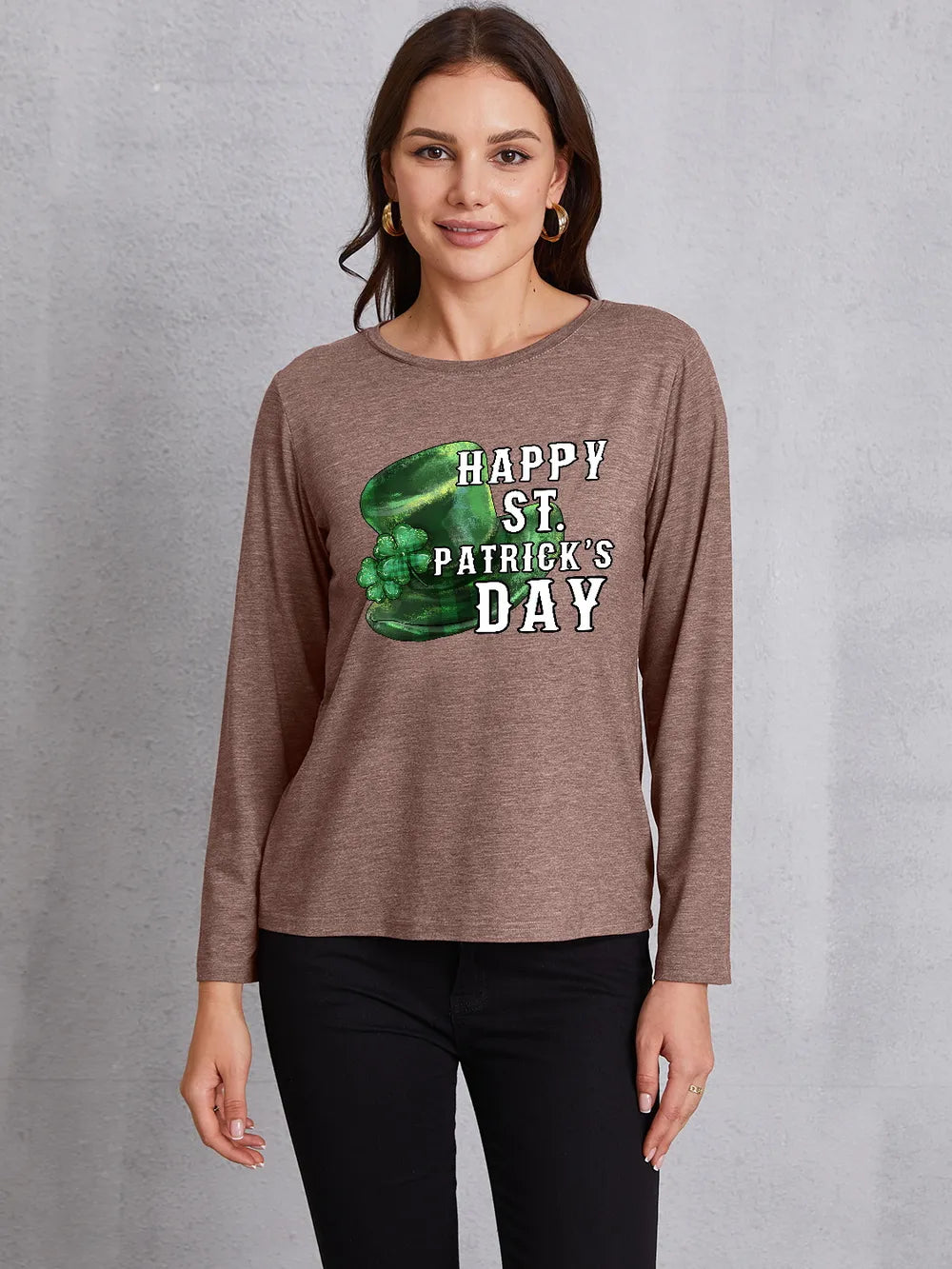 HAPPY ST. PATRICK'S DAY Round Neck T-Shirt