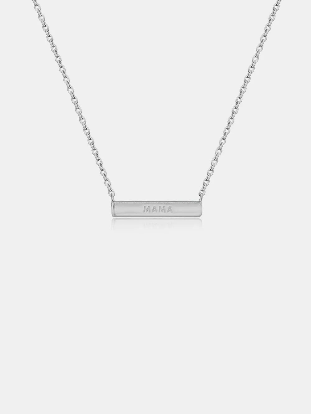 925 Sterling Silver Bar Necklace