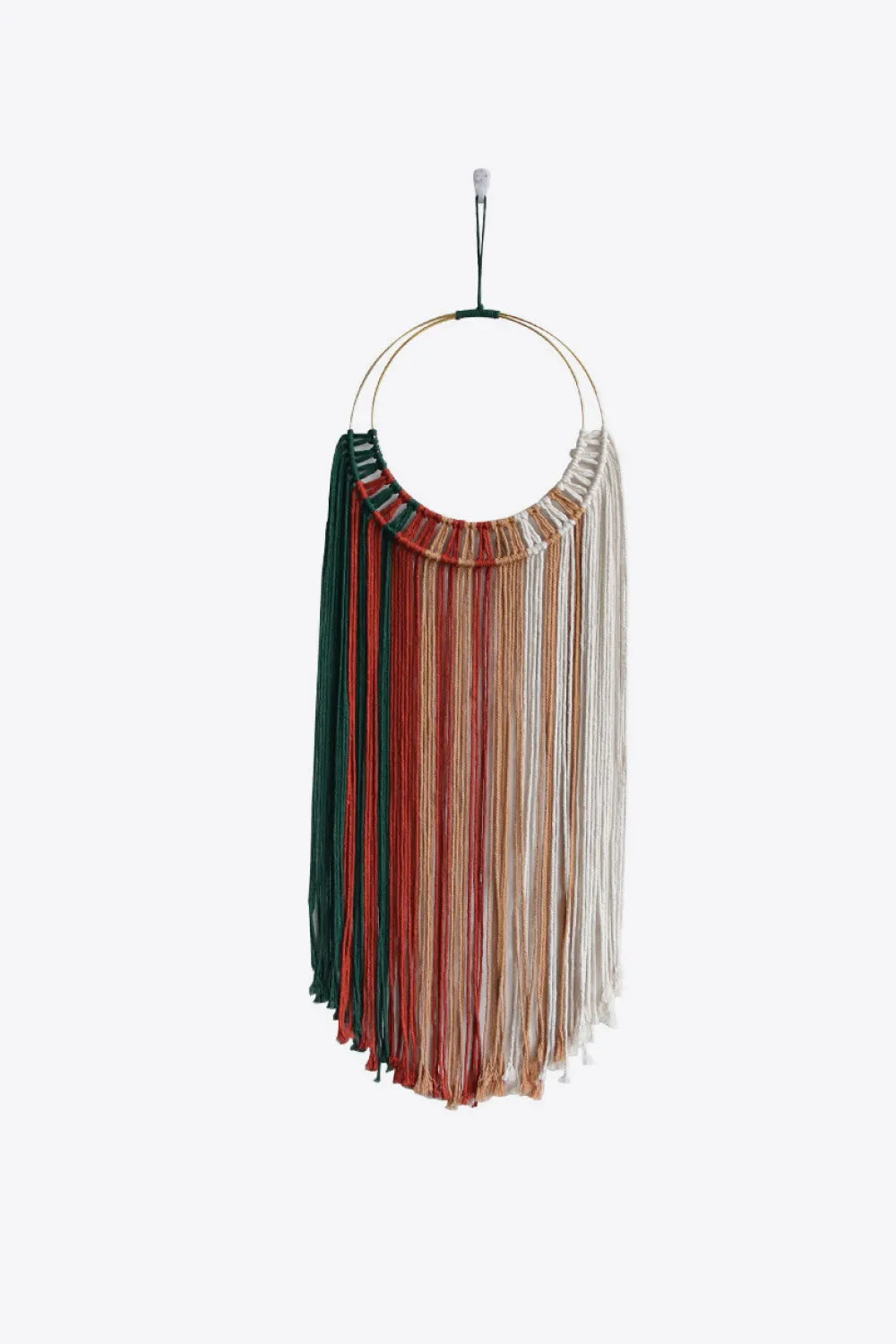 Hoop Fringe Macrame Wall Hanging