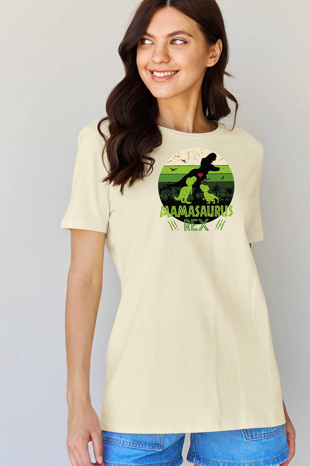 Simply Love Full Size MAMASAURUS REX Graphic T-Shirt