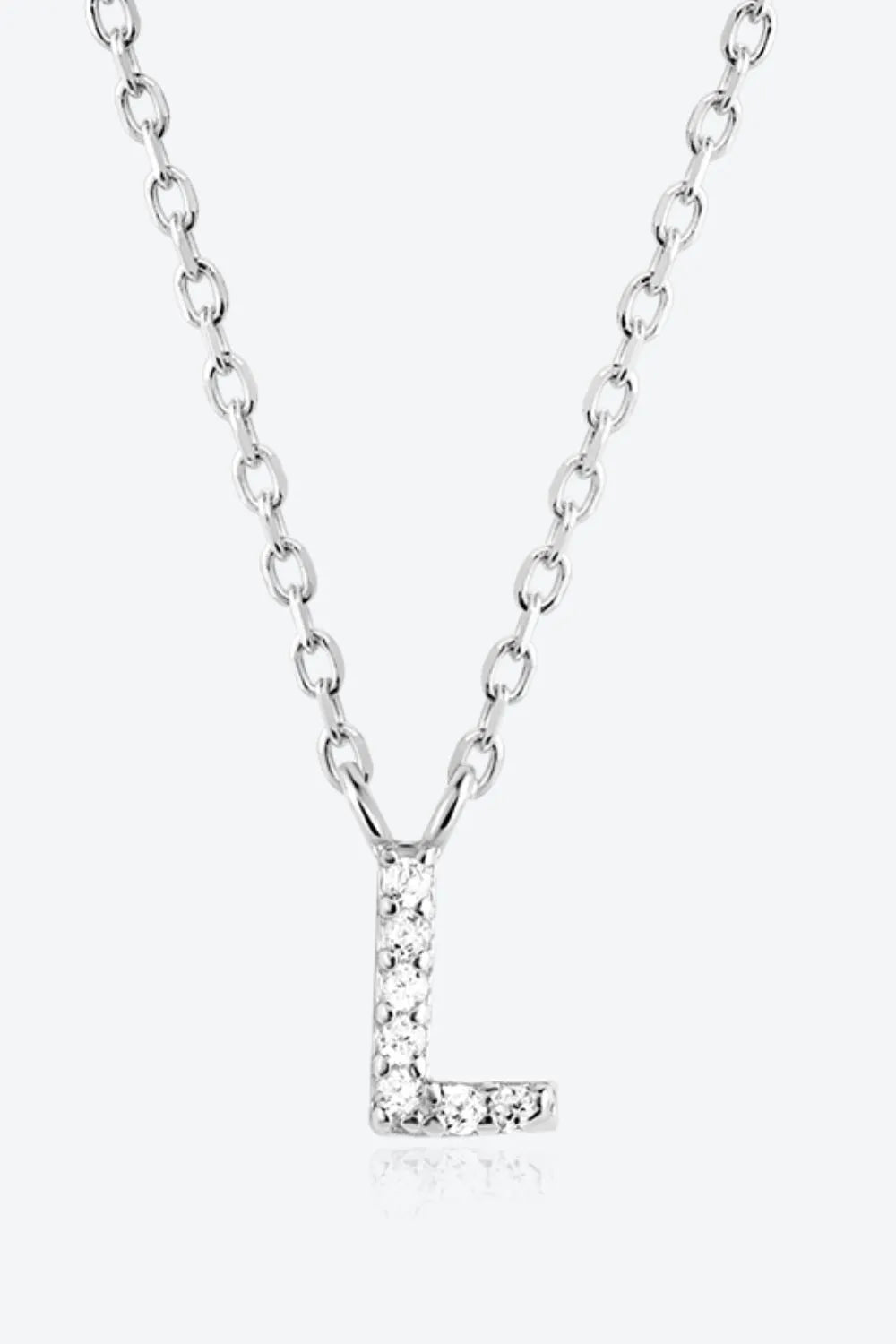 L To P Zircon 925 Sterling Silver Necklace