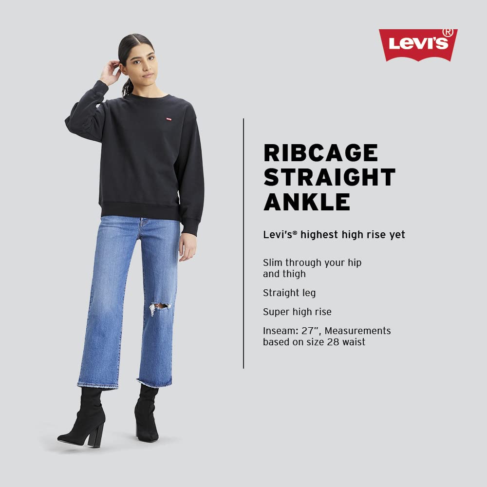 Levi's Women's Premium Ribcage Straight Ankle Jeans