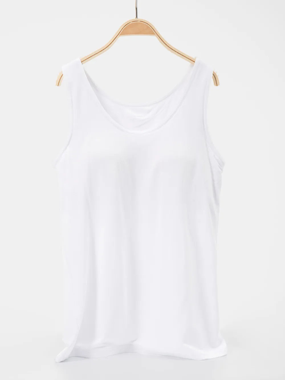 Scoop Neck Wide Strap Tank