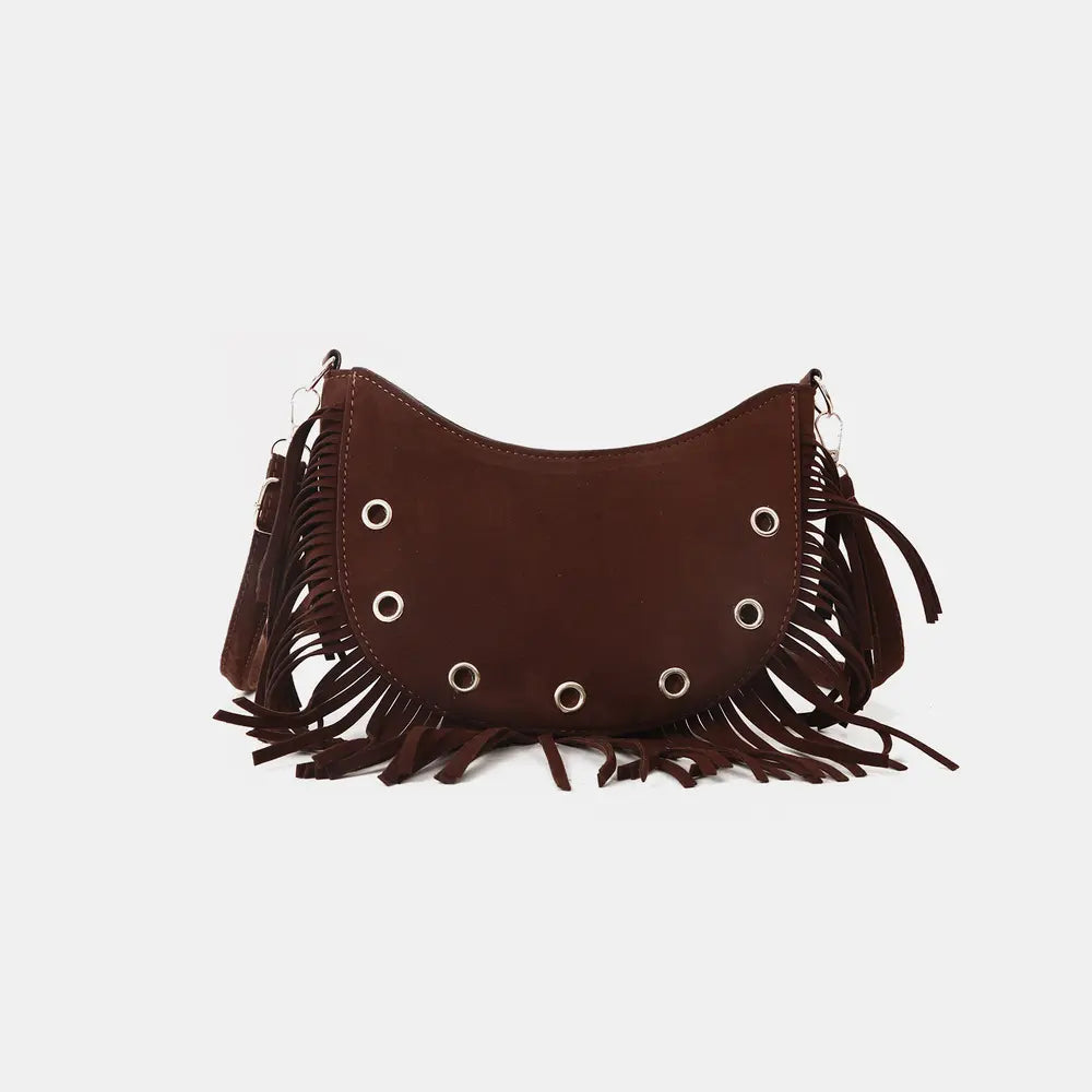 Fringe Detail Crossbody Bag