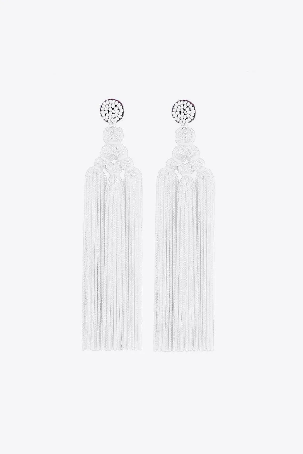 Beaded Tassel Earrings