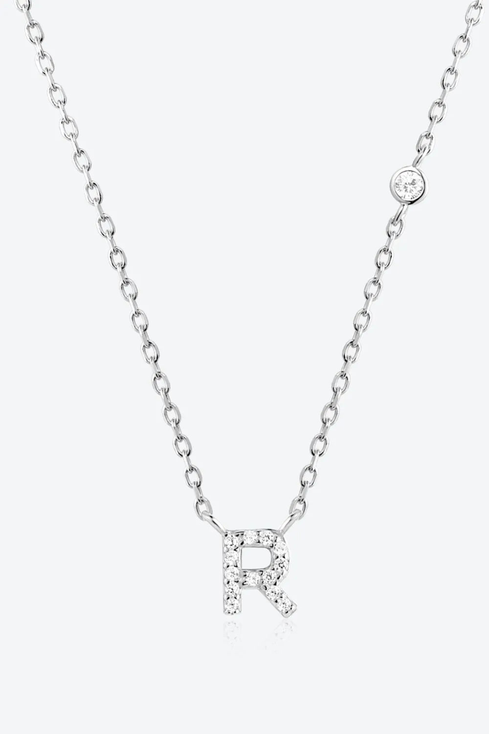 Q To U Zircon 925 Sterling Silver Necklace