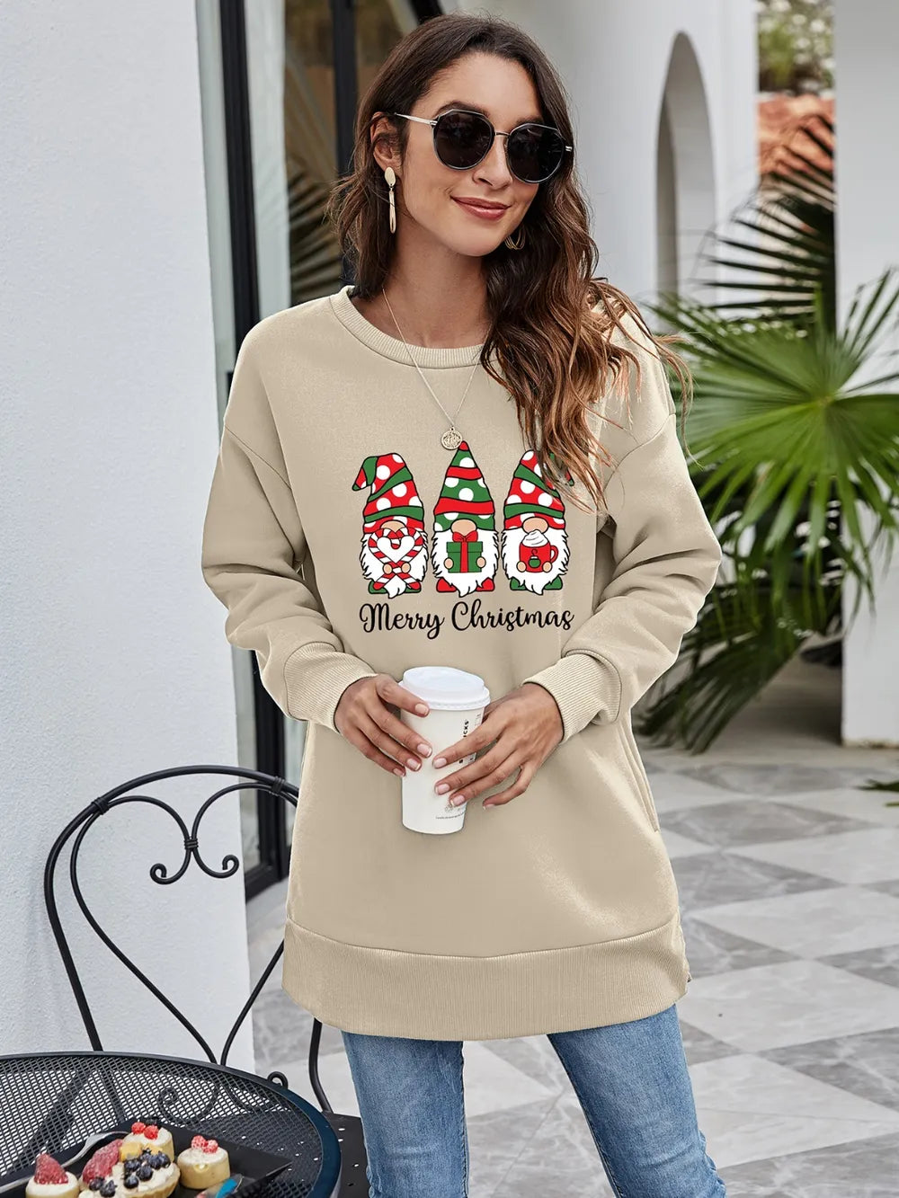 MERRY CHRISTMAS Graphic Sweatshirt