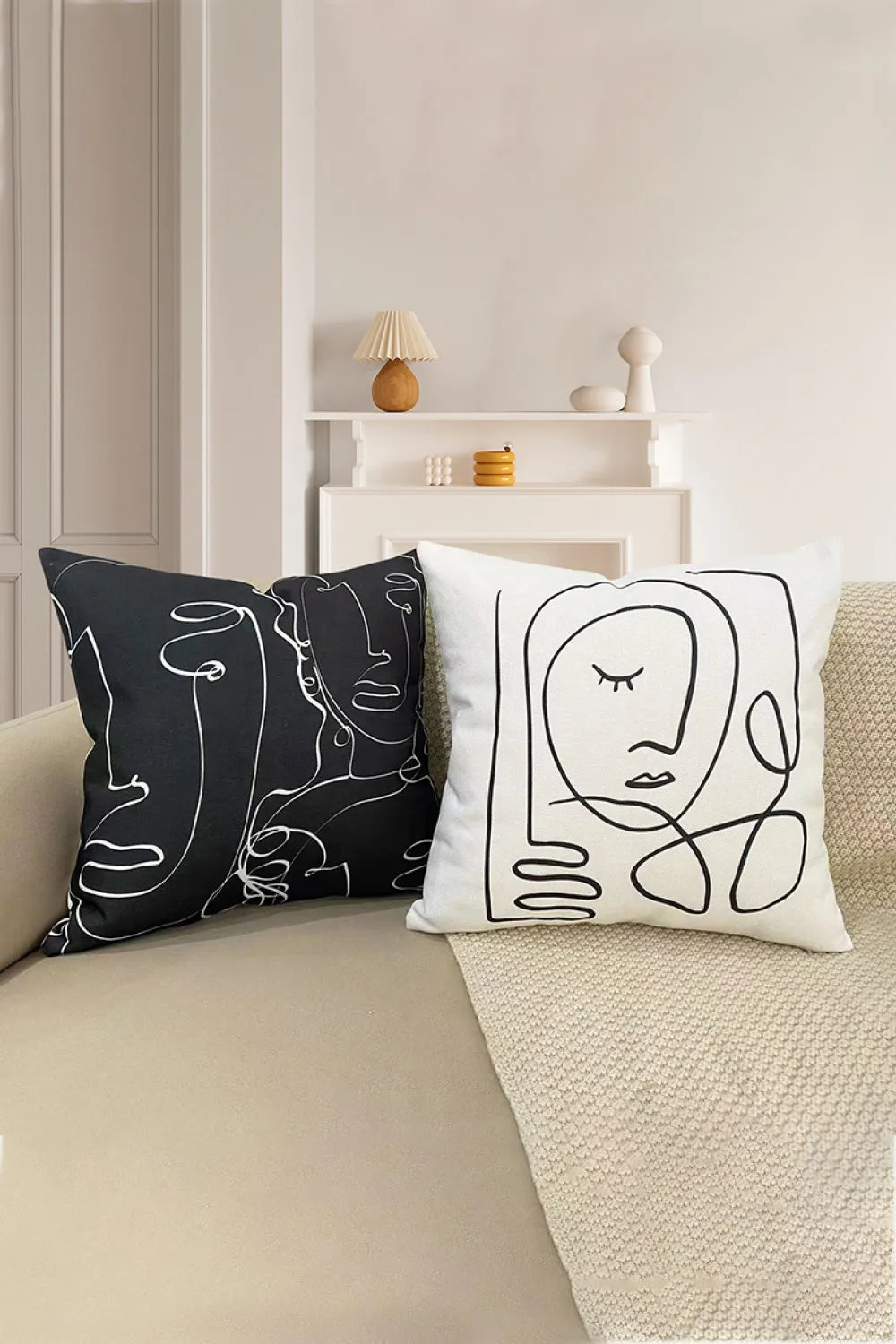 2-Pack Decorative Throw Pillow Cases