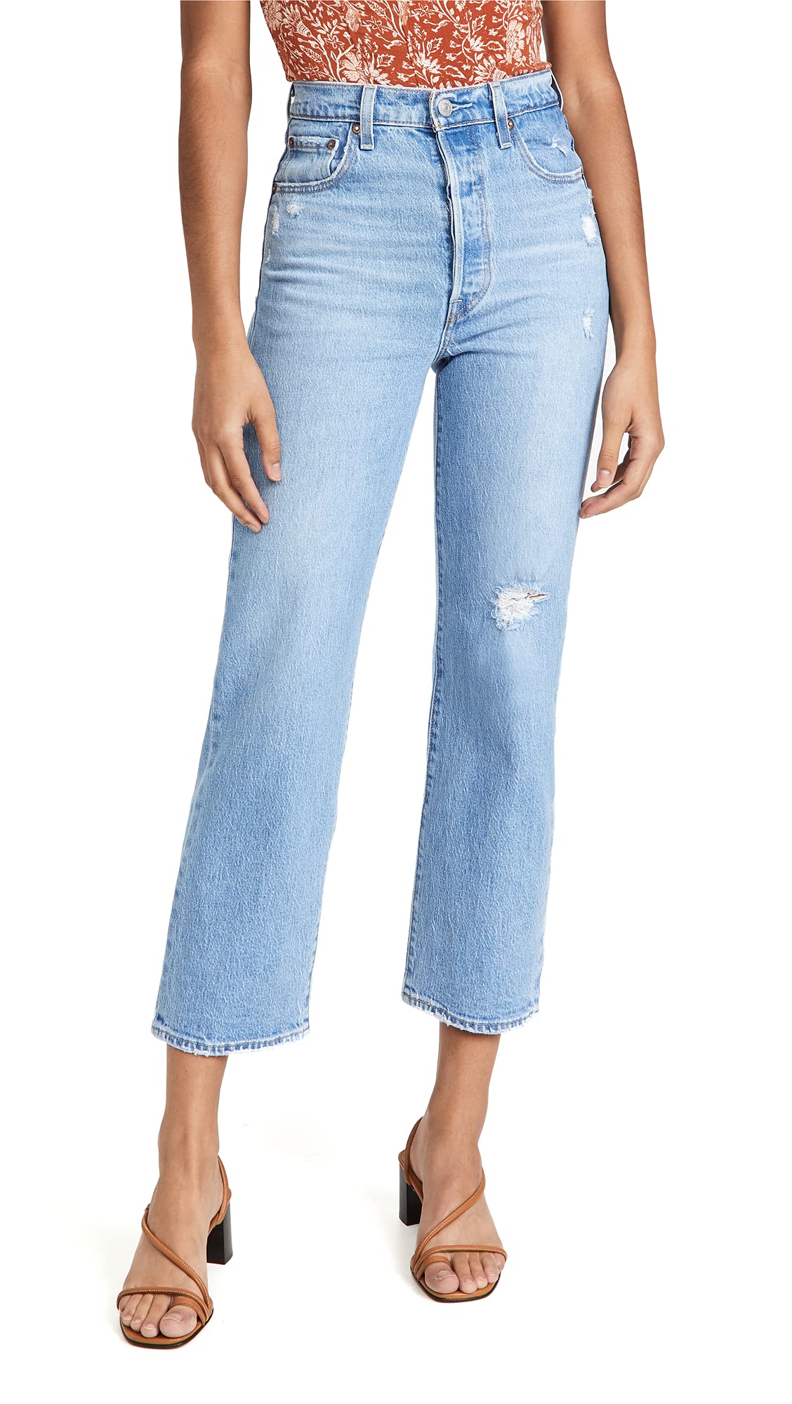 Levi's Women's Premium Ribcage Straight Ankle Jeans