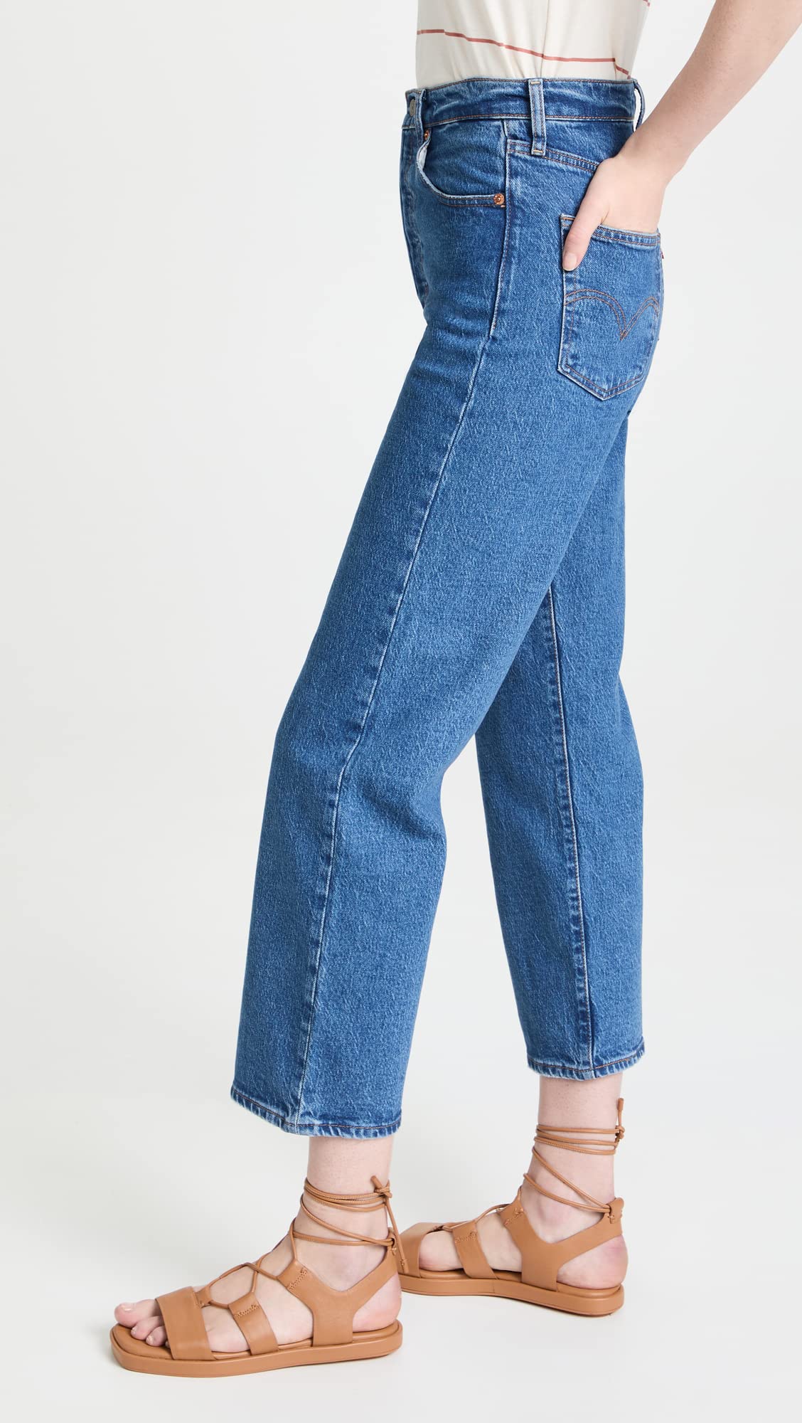 Levi's Women's Premium Ribcage Straight Ankle Jeans