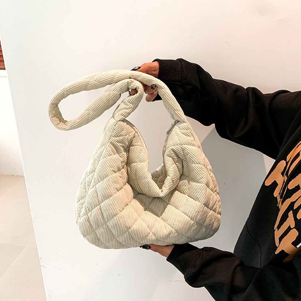 Corduroy Medium Shoulder Bag