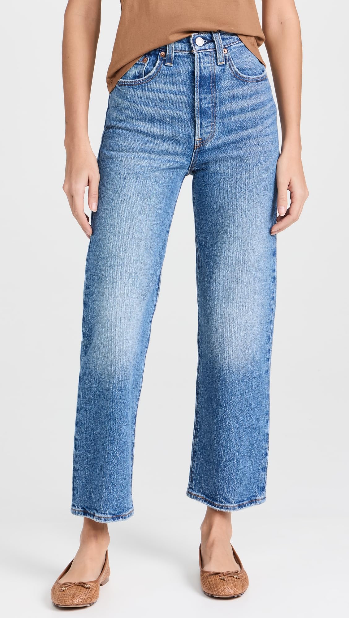 Levi's Women's Premium Ribcage Straight Ankle Jeans