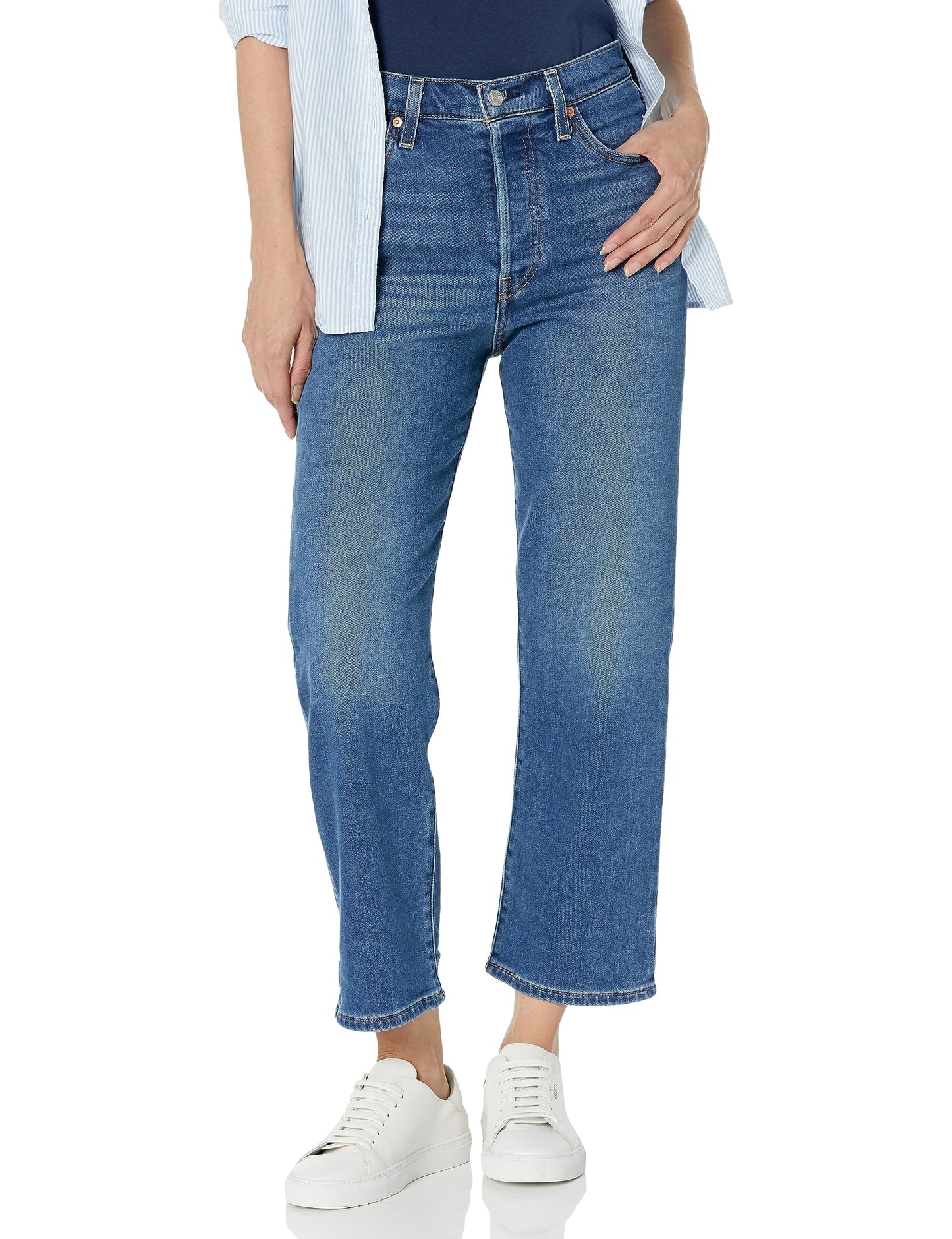 Levi's Women's Premium Ribcage Straight Ankle Jeans