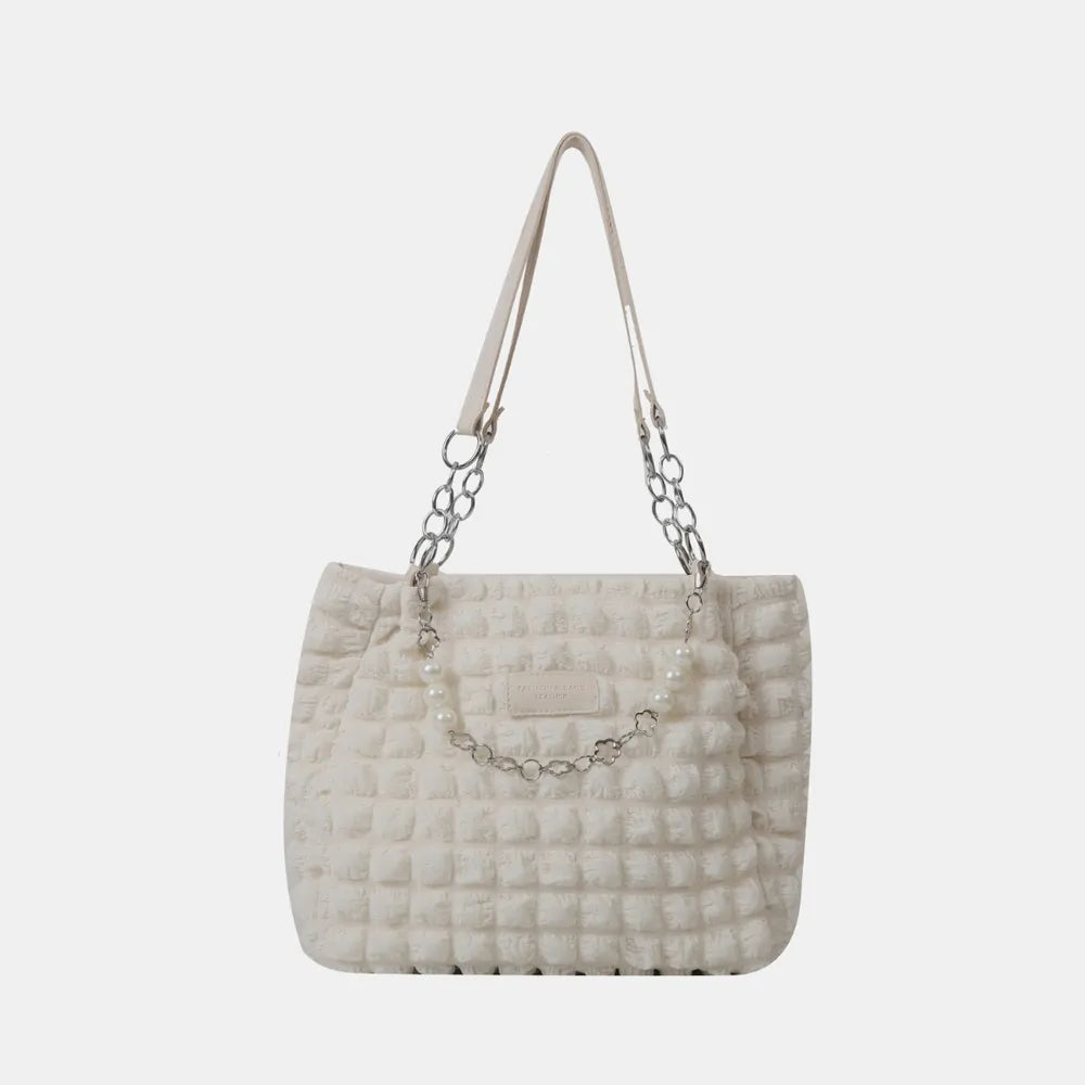 Cloud Puffy Polyester Tote Bag