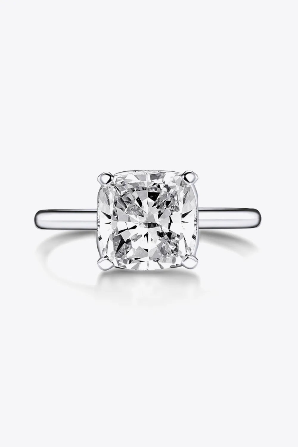 3.5 Carat Zircon 4-Prong Ring