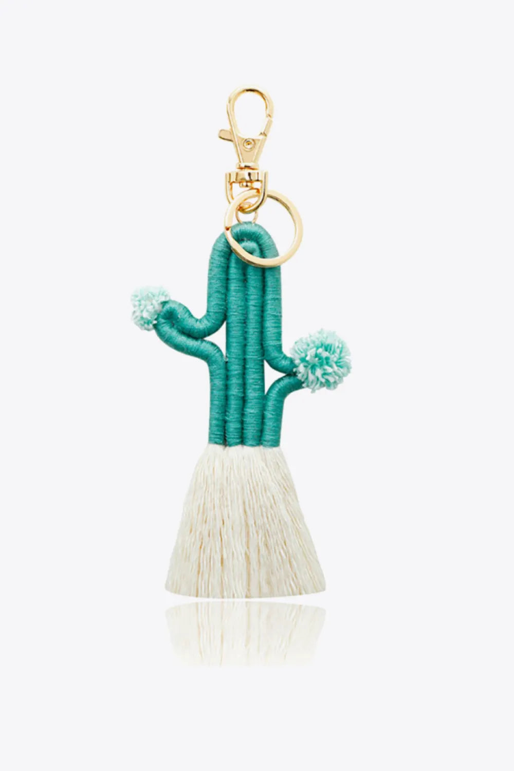 Cactus Keychain with Fringe