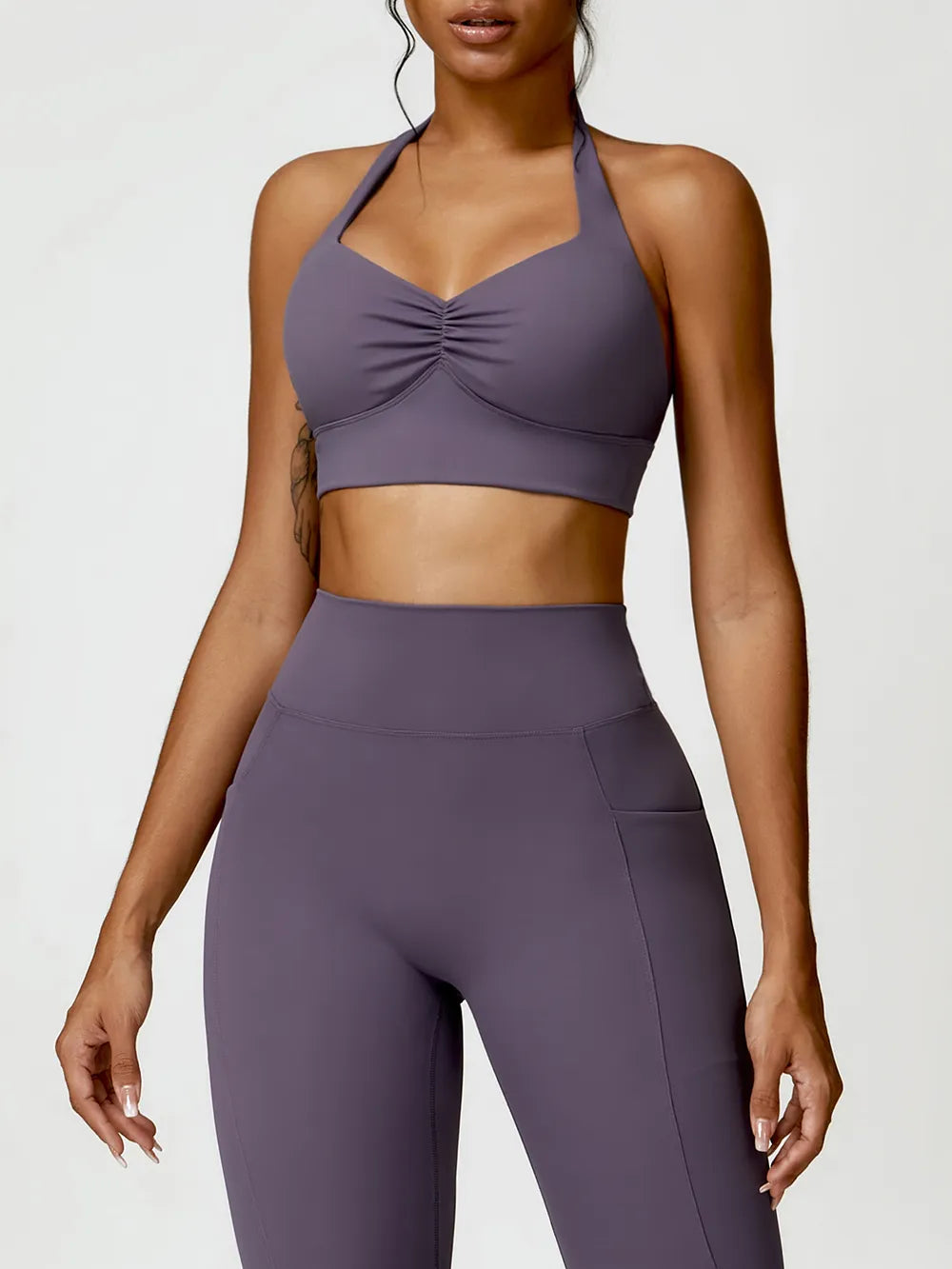 Halter Neck Active Bra