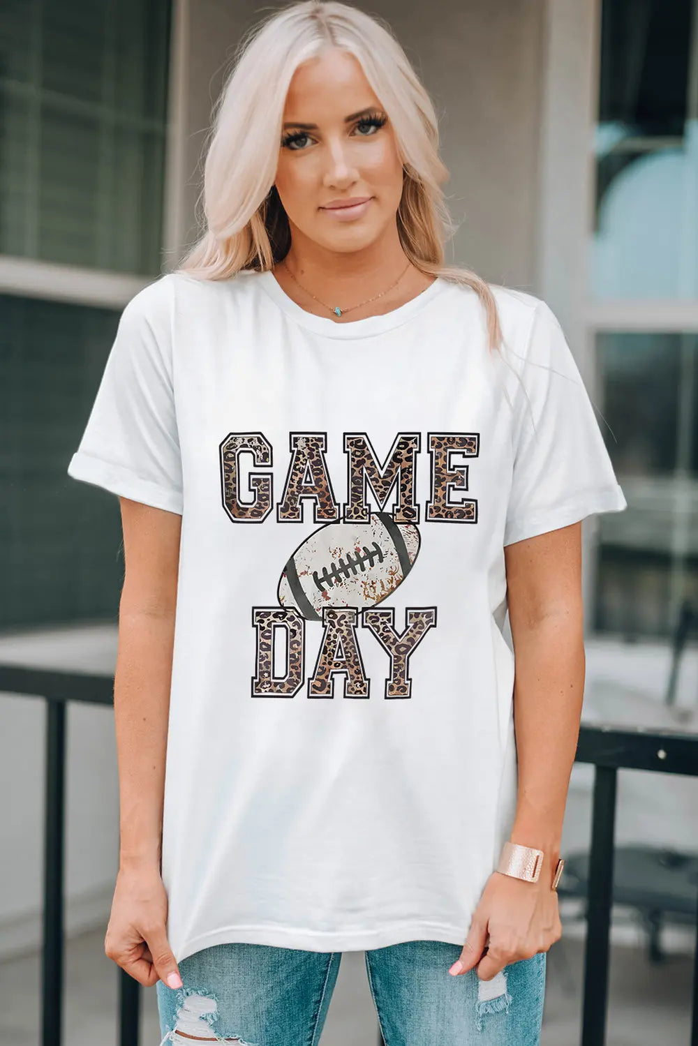 GAME DAY Football Graphic Short Sleeve T-Shirt