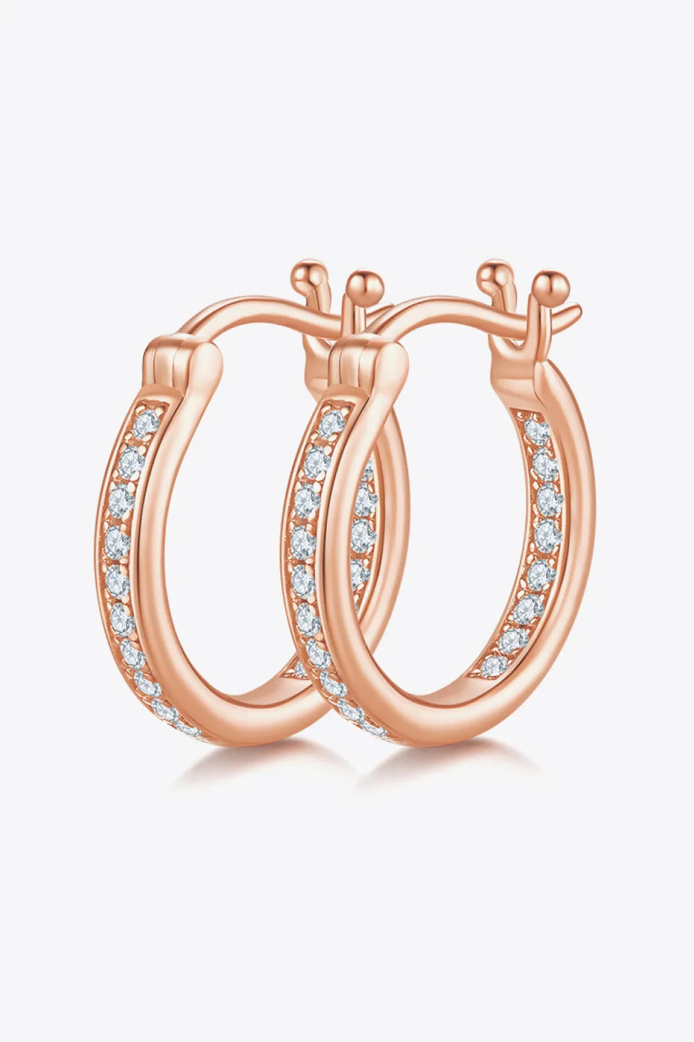 Adored Moissanite 925 Sterling Silver Earrings