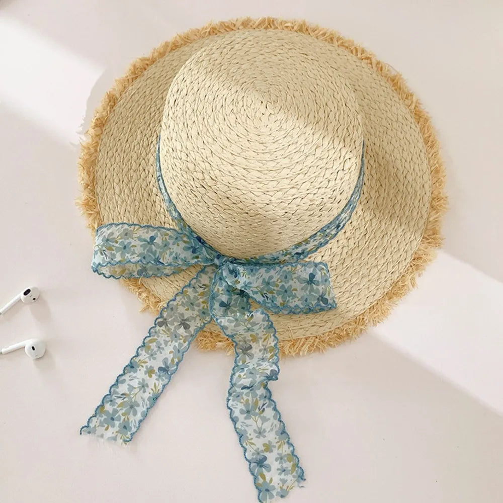 Raffia Straw Braided Sun Hat