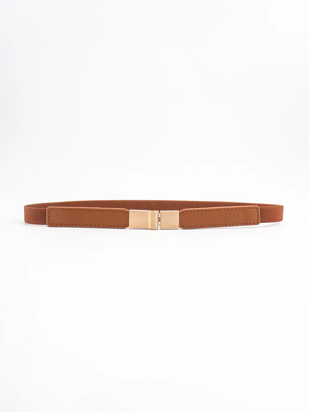 PU Elastic Skinny Belt