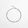 Inlaid Zircon 925 Sterling Silver Bracelet