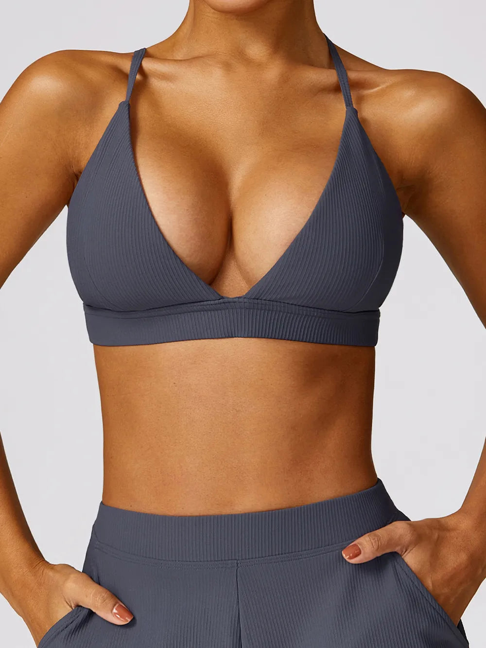 Spaghetti Strap Active Bra