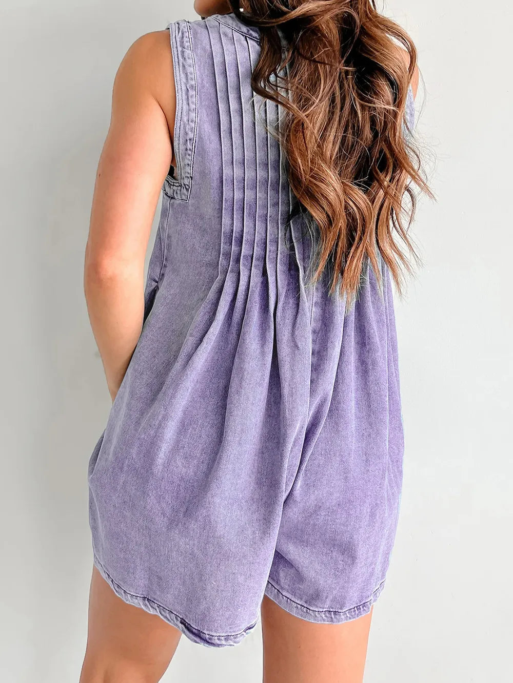 Tied Romper with Pockets