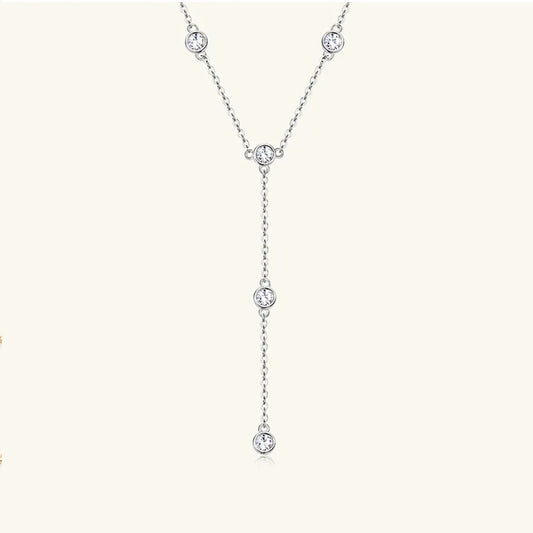 1.1 Carat Moissanite 925 Sterling Silver Necklace