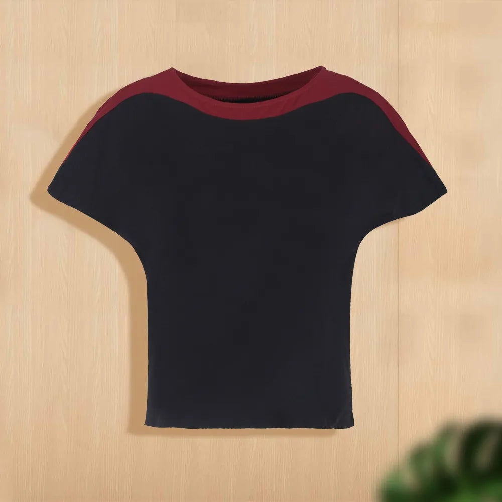 Plus Size Round Neck Short Sleeve Tee