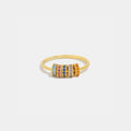 Inlaid Zircon 925 Sterling Silver Ring