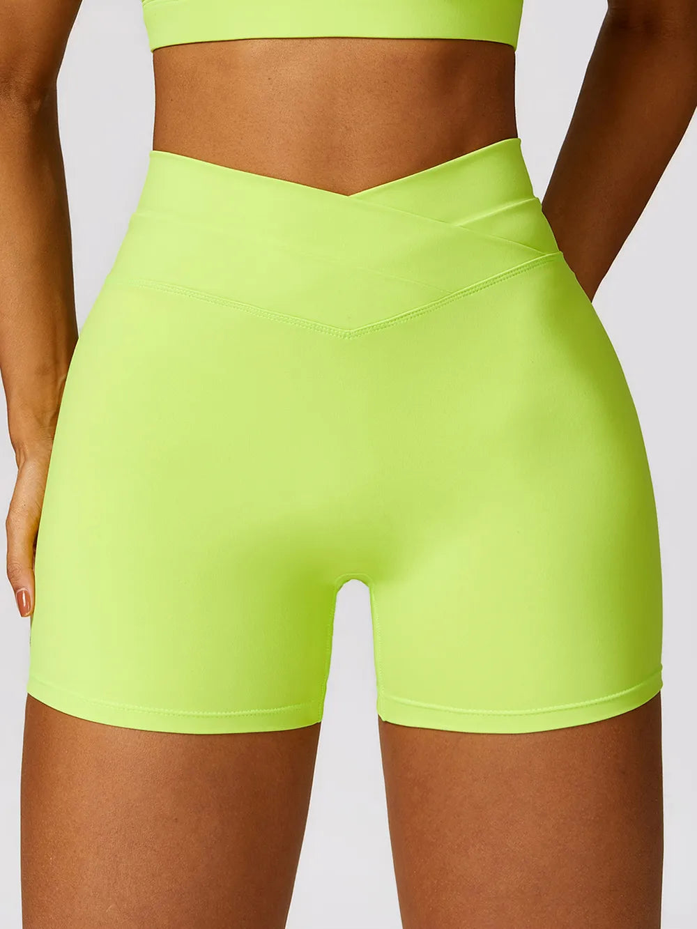 High Waist Active Shorts